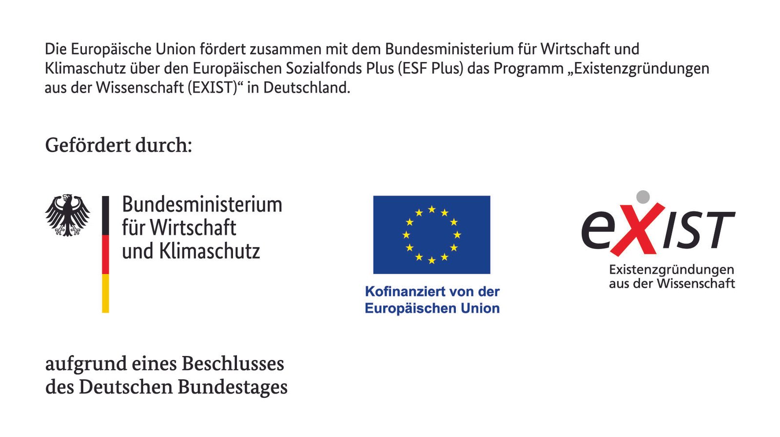 EXIST-Gründerstipendium BMWK
